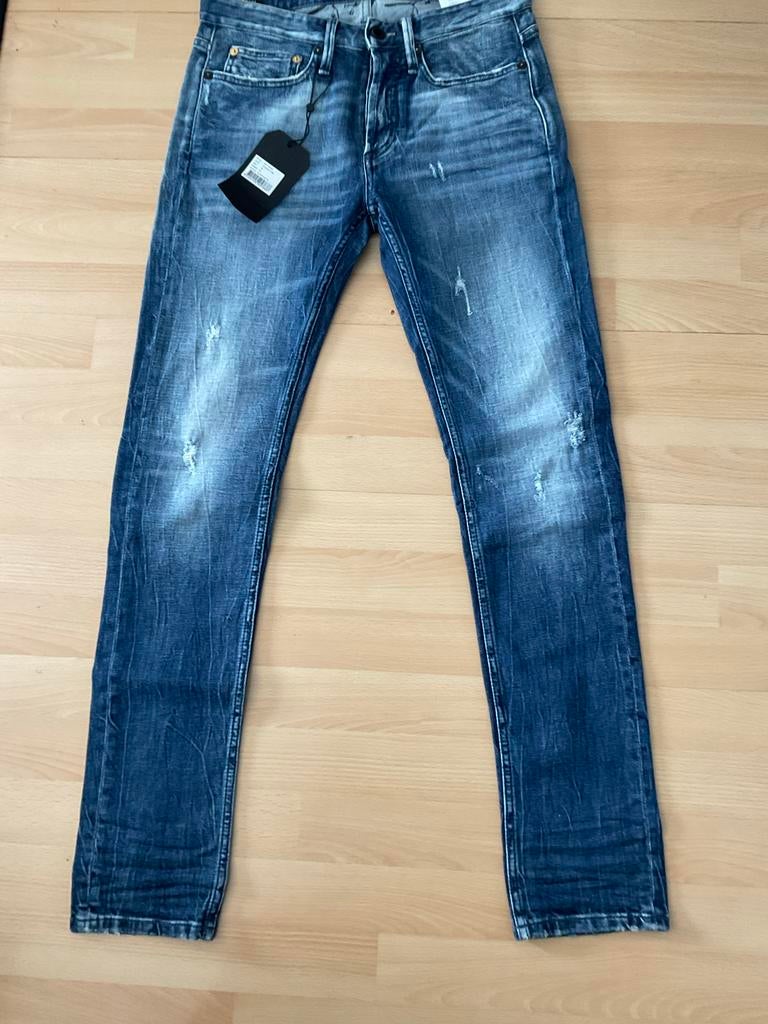 Denham Candiani Bolt BLK/ID Jeans - Nieuw met labels, Kleding | Heren, Spijkerbroeken en Jeans, Ophalen of Verzenden, Nieuw, Blauw