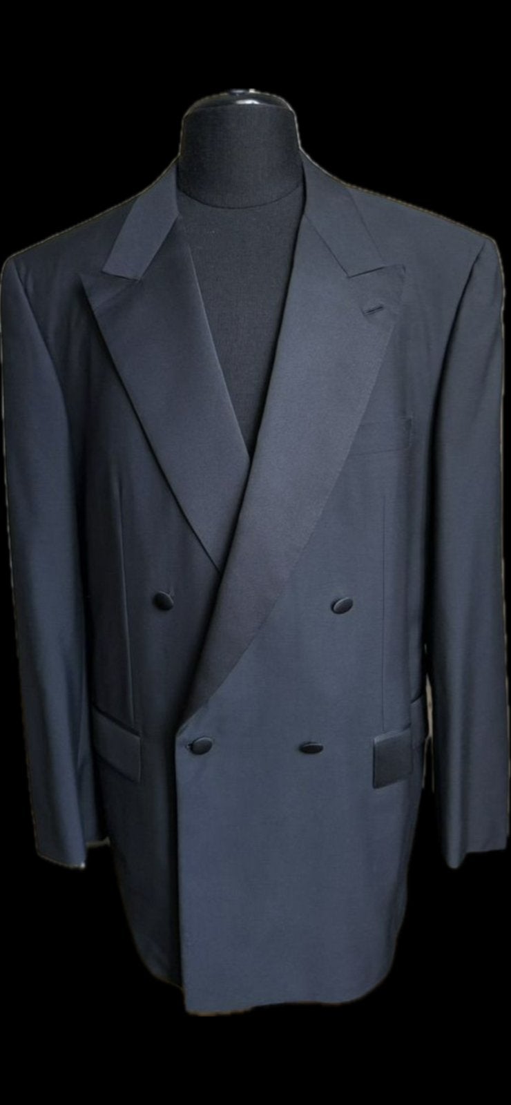 Brioni Smokingpak - Zwart, Maat 56 (L), Kleding | Heren, Ophalen of Verzenden, Zo goed als nieuw, Maat 52/54 (L), Zwart