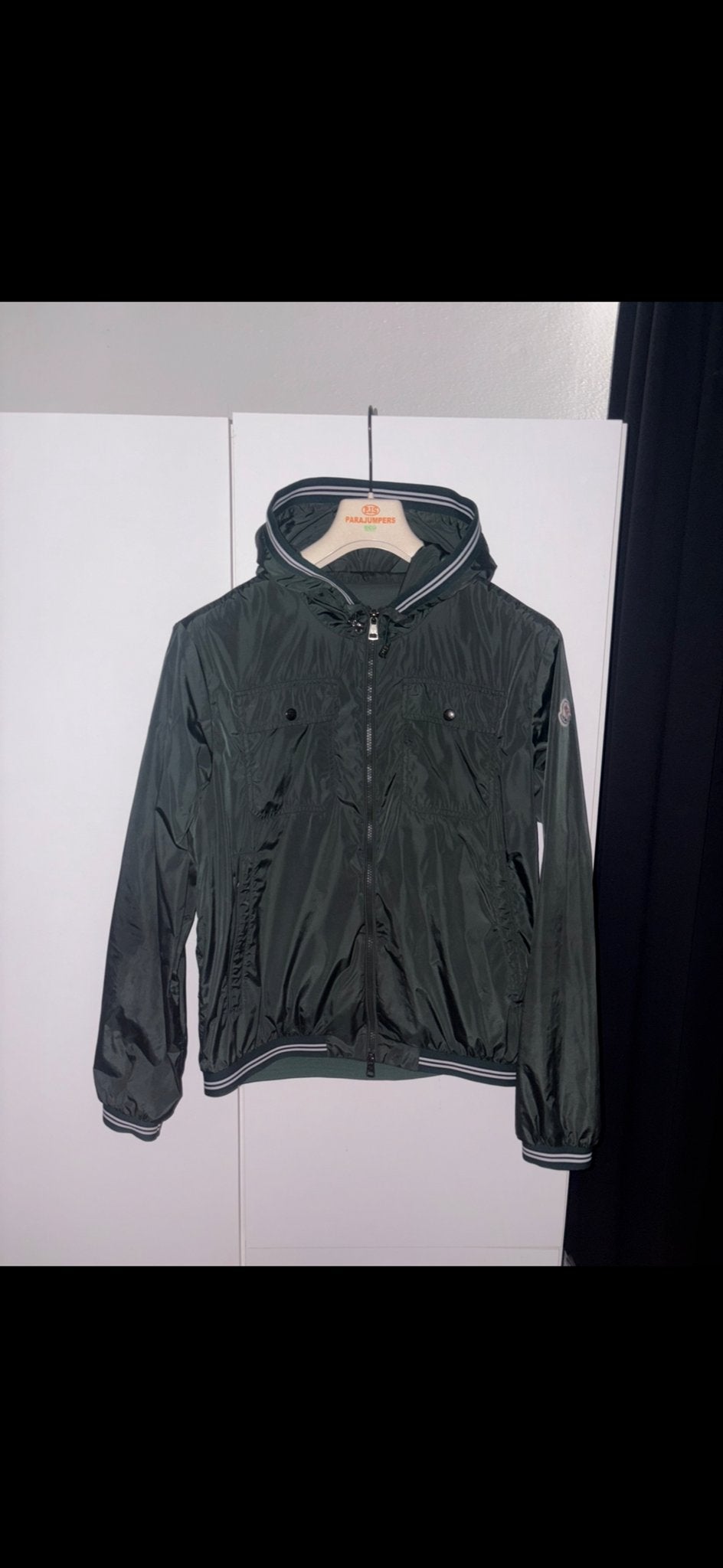 Moncler windbreaker zomerjas - Maat M, Ophalen of Verzenden, Zo goed als nieuw, Maat 48/50 (M), Groen