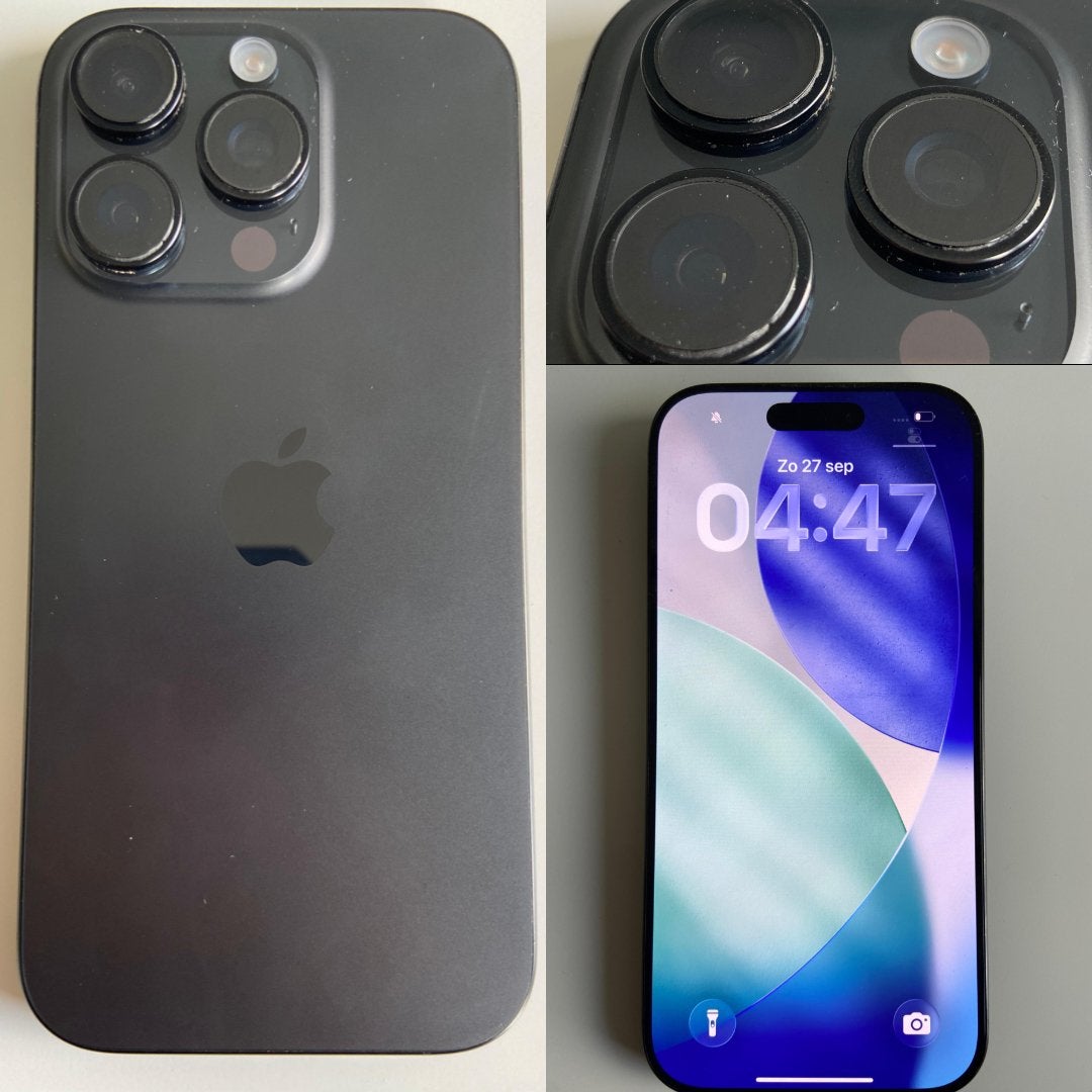 iPhone 16 Pro 256GB Zwart Titanium – 90% Batterij, Ajpcostaabreu@hotmail.com, Ophalen of Verzenden, Zo goed als nieuw, Zonder abonnement