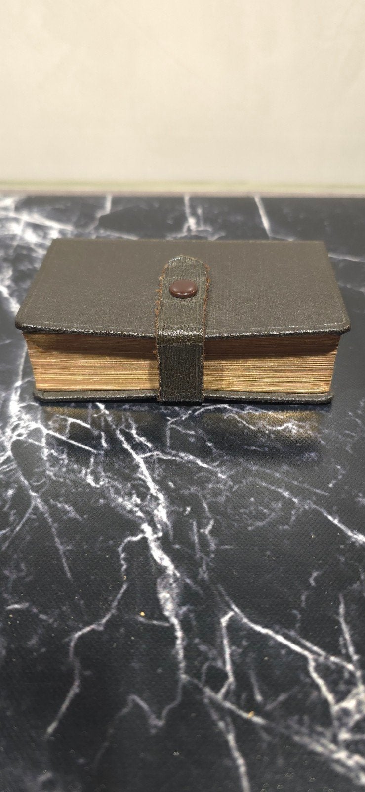 Antiek Psalmenboekje met slotje - Maroline, goudsnee, Ophalen of Verzenden, Onbekend