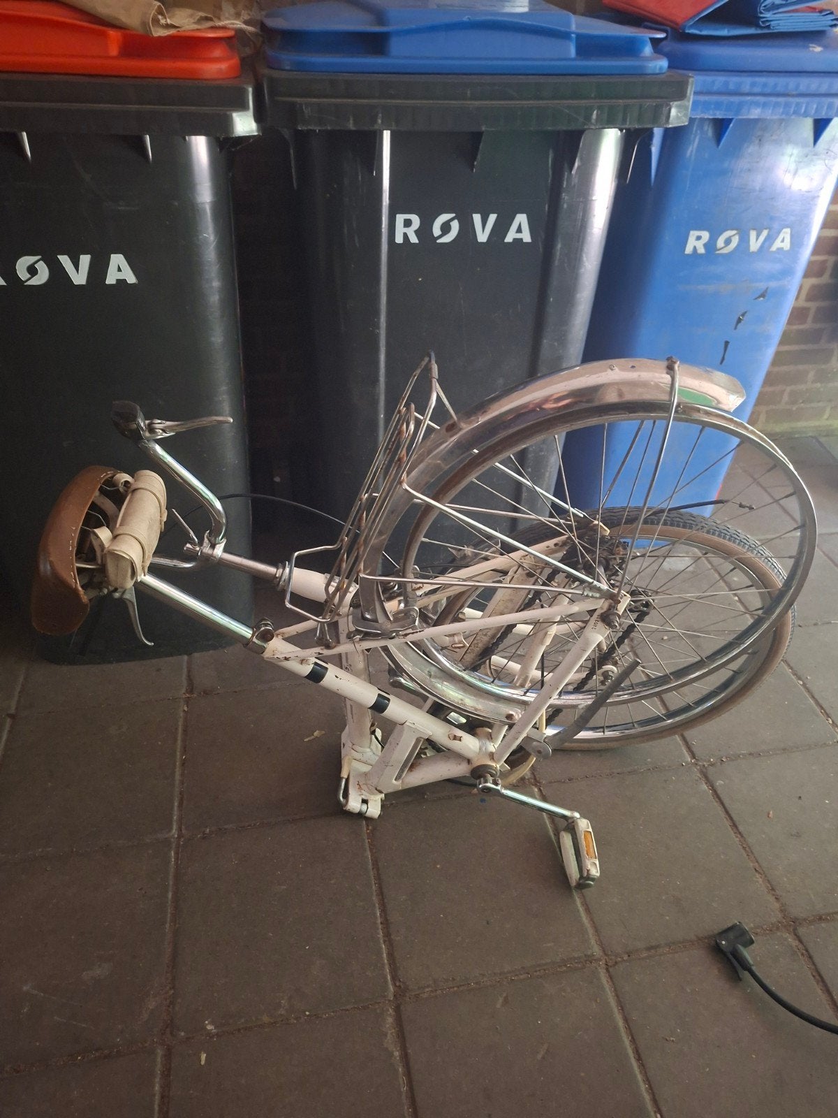 Originele Franse vouwfiets - Moto comfort, Fietsen en Brommers, Fietsen | Vouwfietsen, 20 inch of meer, Gebruikt, Totaal opvouwbaar