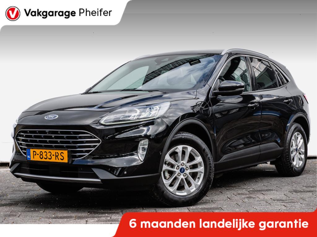 Ford Kuga 2.5 PHEV Titanium X Trekhaak/ Stoel-stuurverwarmin, Gebruikt, 4 cilinders, Met garantie (alle), Zwart