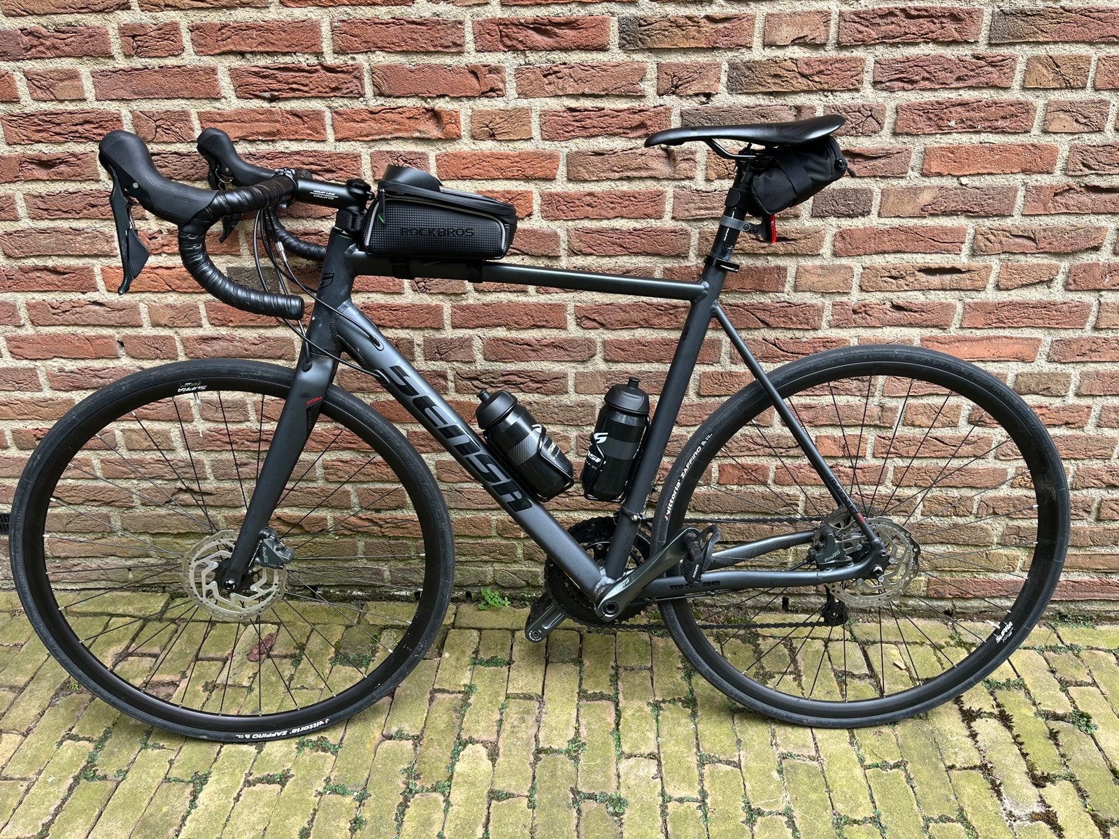 Sensa Romagna racefiets met San Marco zadel - Zo goed als ni, 28 inch, Carbon, Heren, Zo goed als nieuw