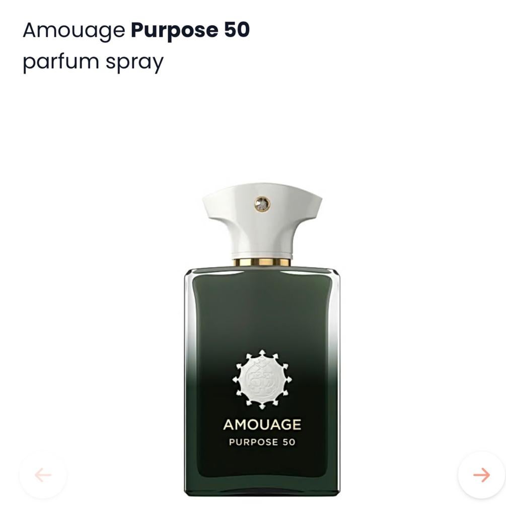 Amouage Porpose 50 perfume 100 ml, Ophalen of Verzenden, Nieuw