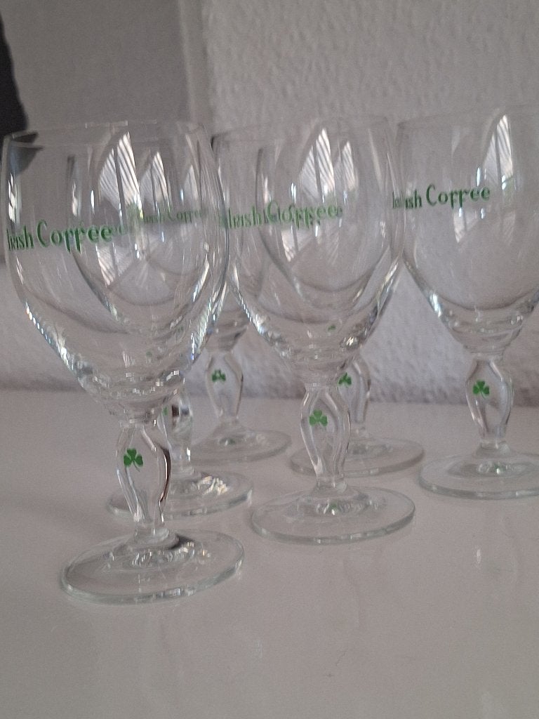 Vintage Irish coffee glazen, Verzamelen, Glas en Borrelglaasjes, Ophalen, Zo goed als nieuw, Overige typen