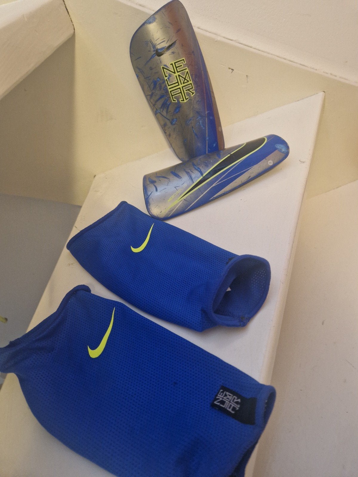 Nike Mercurial Lite Neymar Jr. scheenbeschermers, Ophalen of Verzenden, Gebruikt, Clubaccessoires