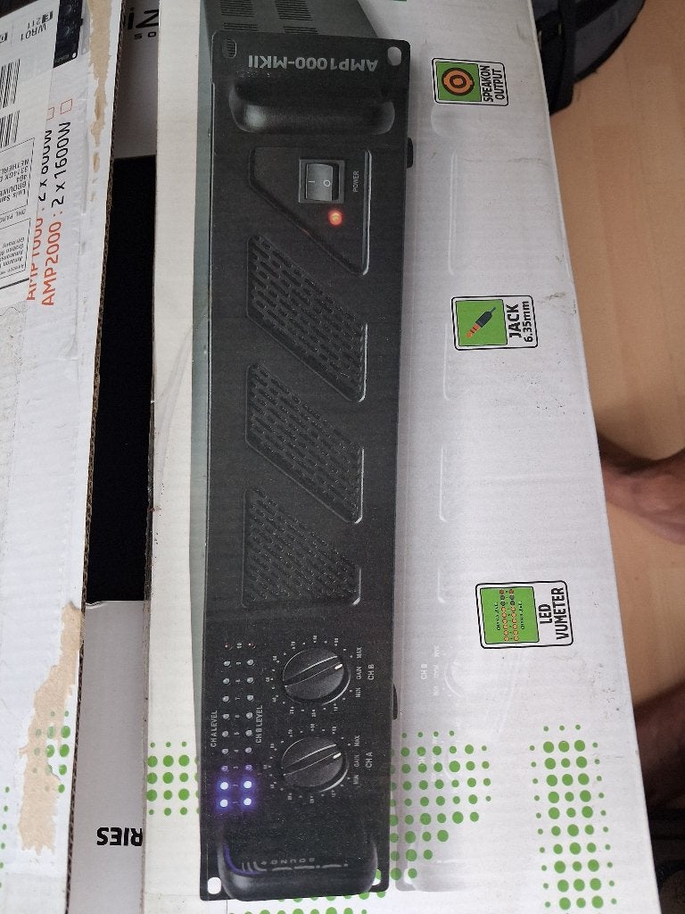 Amplifayer, Ophalen of Verzenden, Nieuw, 1000 watt of meer, P.A.