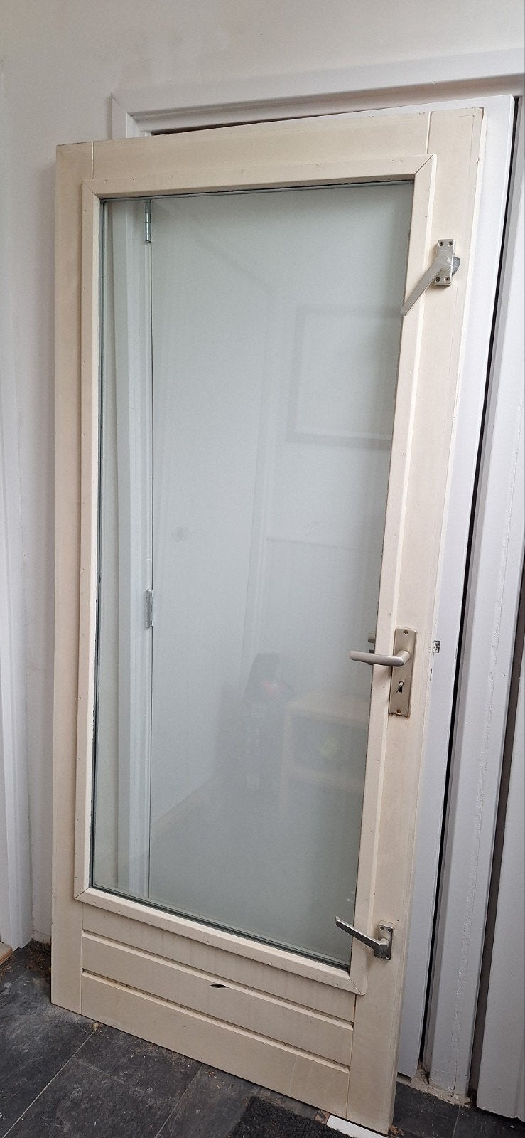 Gebruikte Buitendeur met Glas en Slot, Ophalen, Gebruikt, 80 tot 100 cm, Buitendeur
