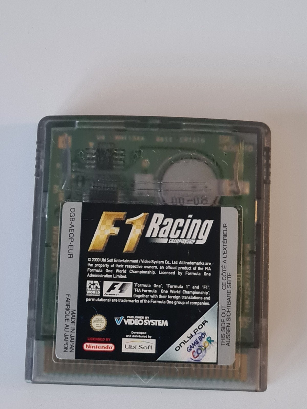 F1 Racing Championship - Gameboy Color, Spelcomputers en Games, Games | Nintendo Game Boy, Gebruikt, 1 speler, Racen en Vliegen