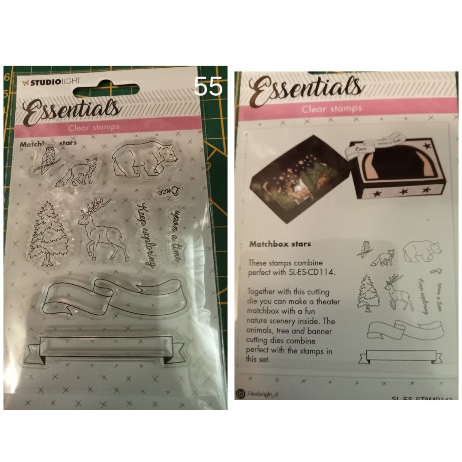 Studio light Essentials mini stempels., Ophalen of Verzenden, Nieuw, Clearstamp