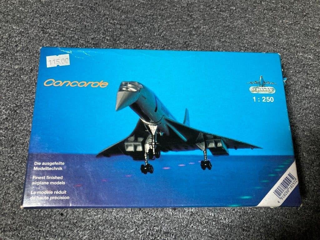 Modelvliegtuig Concorde (Schabak) 1:250, Ophalen of Verzenden, Gebruikt, 1:200 of kleiner, Overige merken
