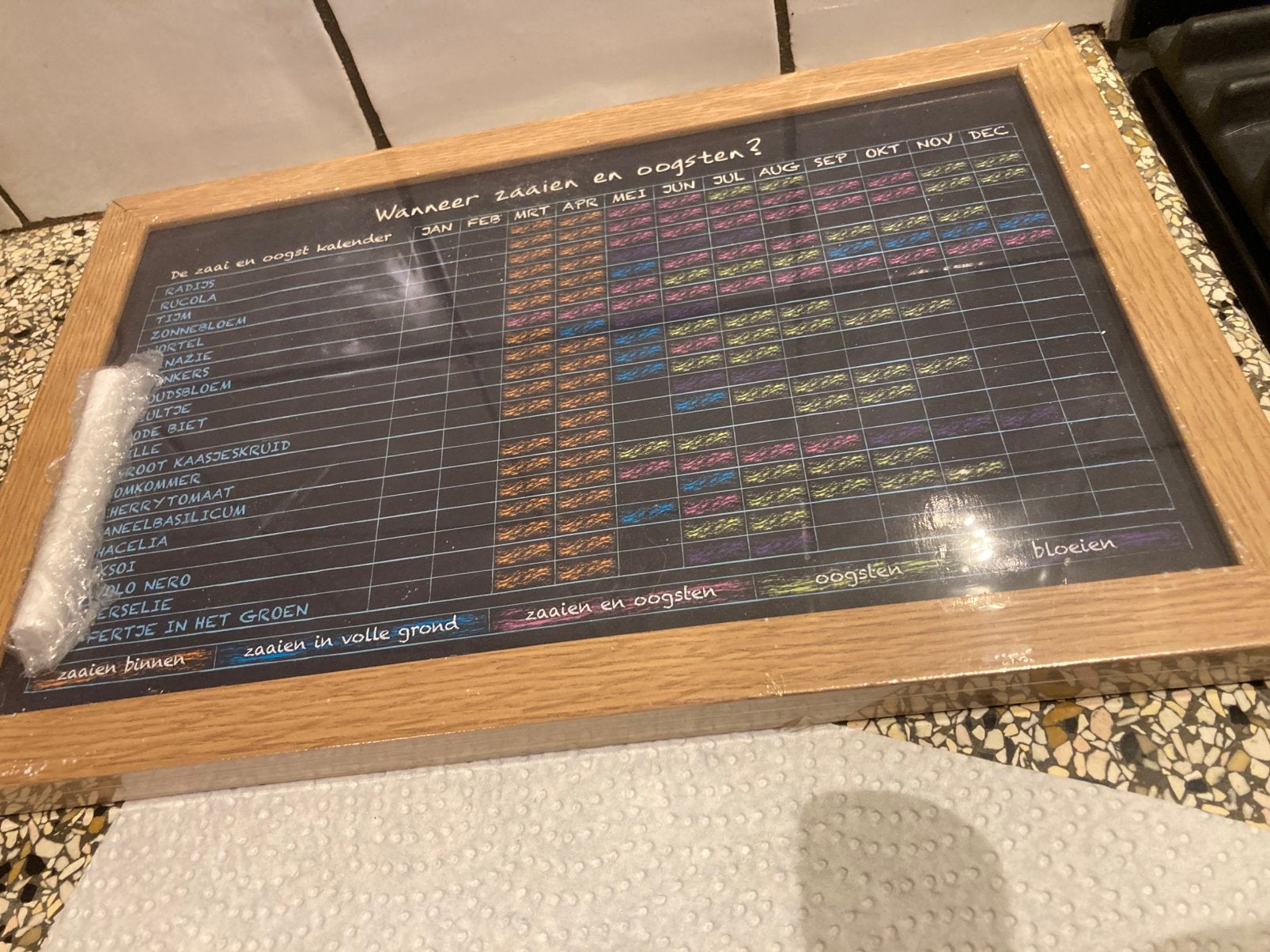 Zaai kalender, Ophalen of Verzenden