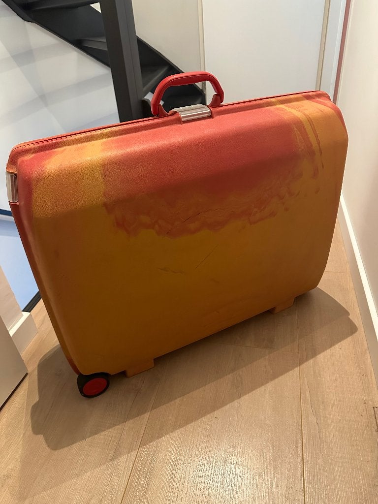Samsonite koffer kleur, Sieraden, Tassen en Uiterlijk, Ophalen, Gebruikt, Hard kunststof, Slot