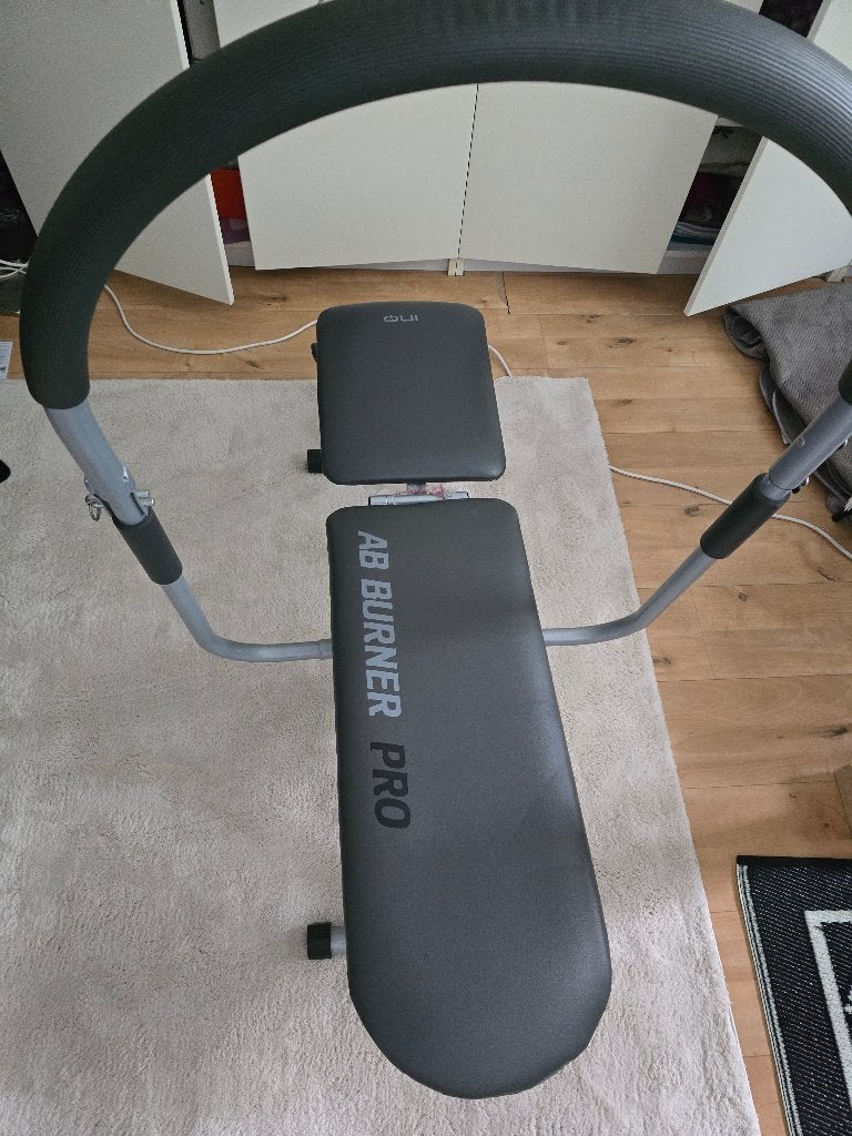 AB Burner Pro buikspiertrainer, Sport en Fitness, Fitnessapparatuur, Ophalen, Overige typen, Zo goed als nieuw, Buik
