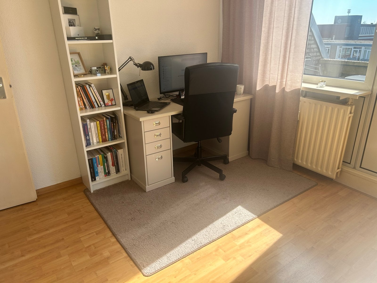 Bruine-Taupe Vloerkleed 190x130cm, Ophalen, Gebruikt, 100 tot 150 cm, Bruin