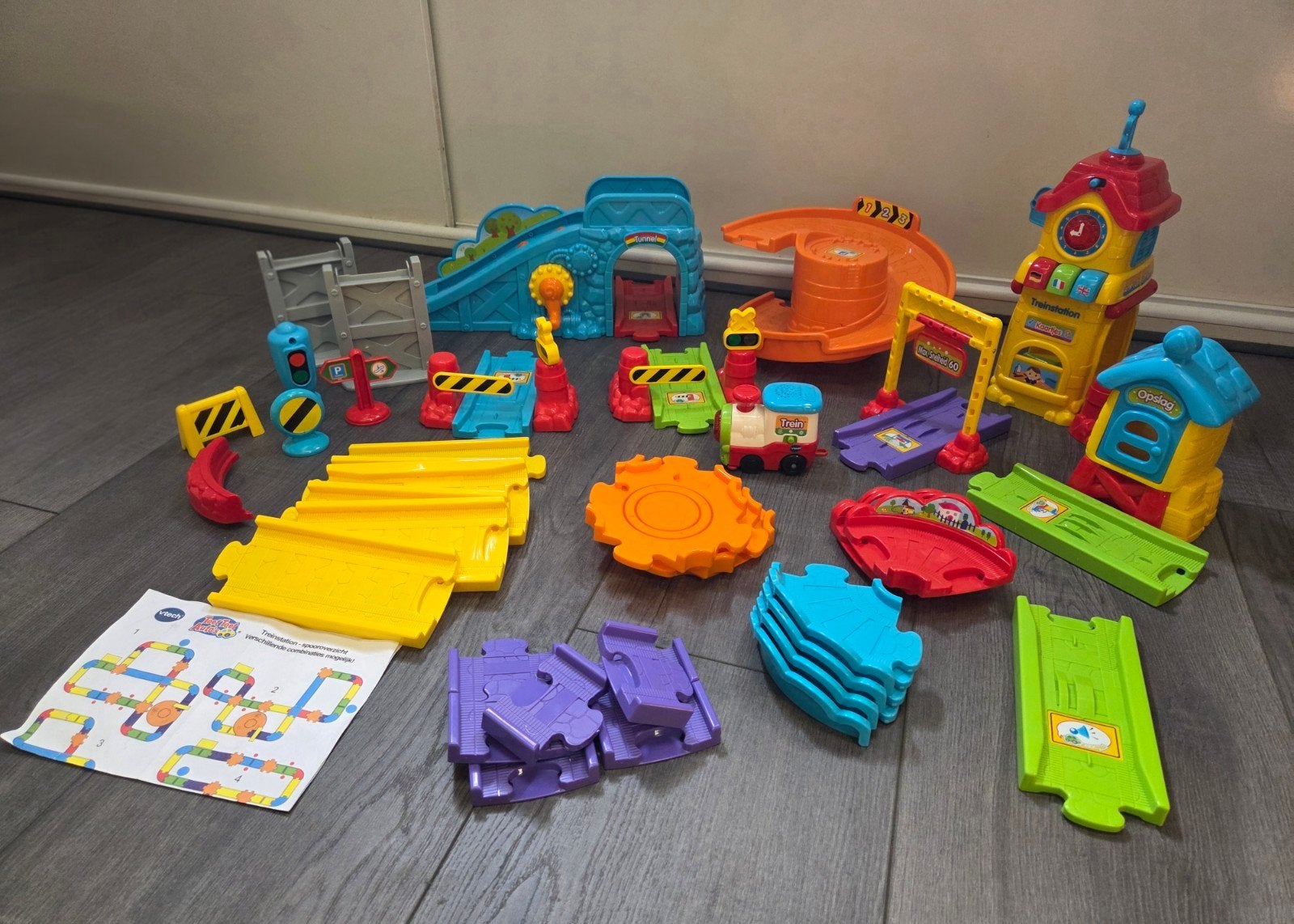 vTech Toet Toet Auto's Treinstation, Kinderen en Baby's, Speelgoed | Vtech, Gebruikt, 2 tot 4 jaar, Ophalen