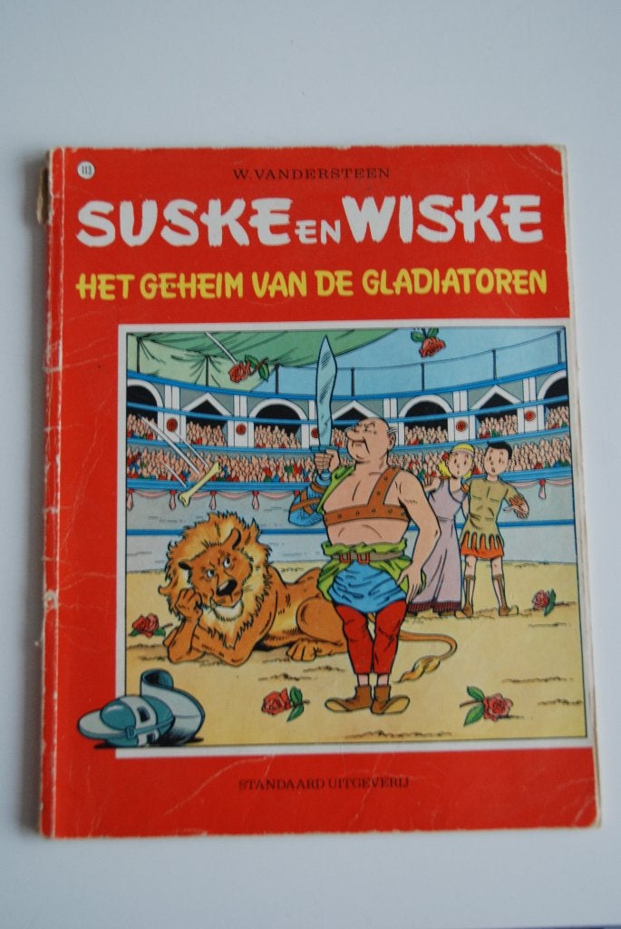 Suske & Wiske 113 - Het geheim van de Gladiatoren 1975, Eén stripboek, Verzenden, Gelezen