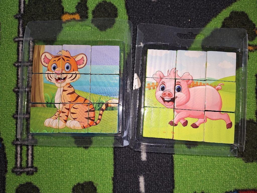 blok puzzel - Dieren, Ophalen, Minder dan 10 stukjes, 6 maanden tot 2 jaar