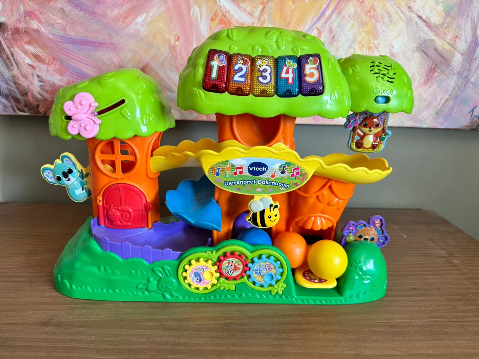 VTech Dierenpret Ballenboom – Compleet & Werkend, Ophalen of Verzenden, Zo goed als nieuw