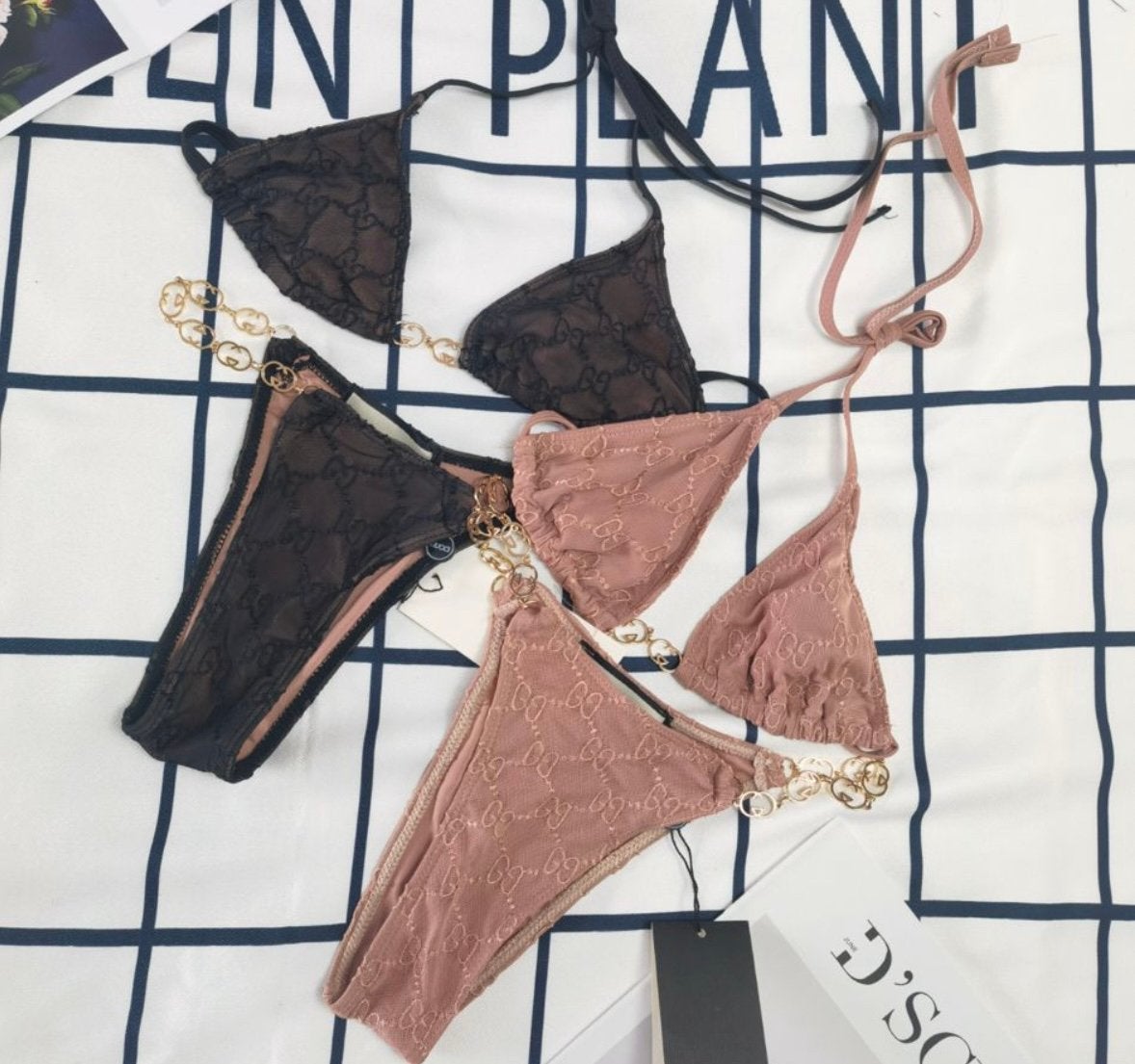 Bikini zwart gucci, Kleding | Dames, Ophalen of Verzenden, Nieuw, Zwart, Bikini
