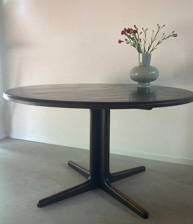 Midcentury vintage Deens design eettafel, Huis en Inrichting, Tafels | Eettafels, Gebruikt, Ophalen of Verzenden, Vijf personen of meer