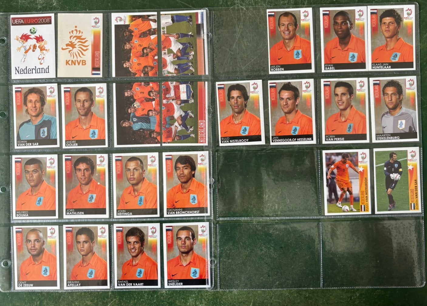 25 panini plaatjes Nederland Euro 2008, Verzamelen, Sportartikelen en Voetbal, Ophalen of Verzenden, Zo goed als nieuw