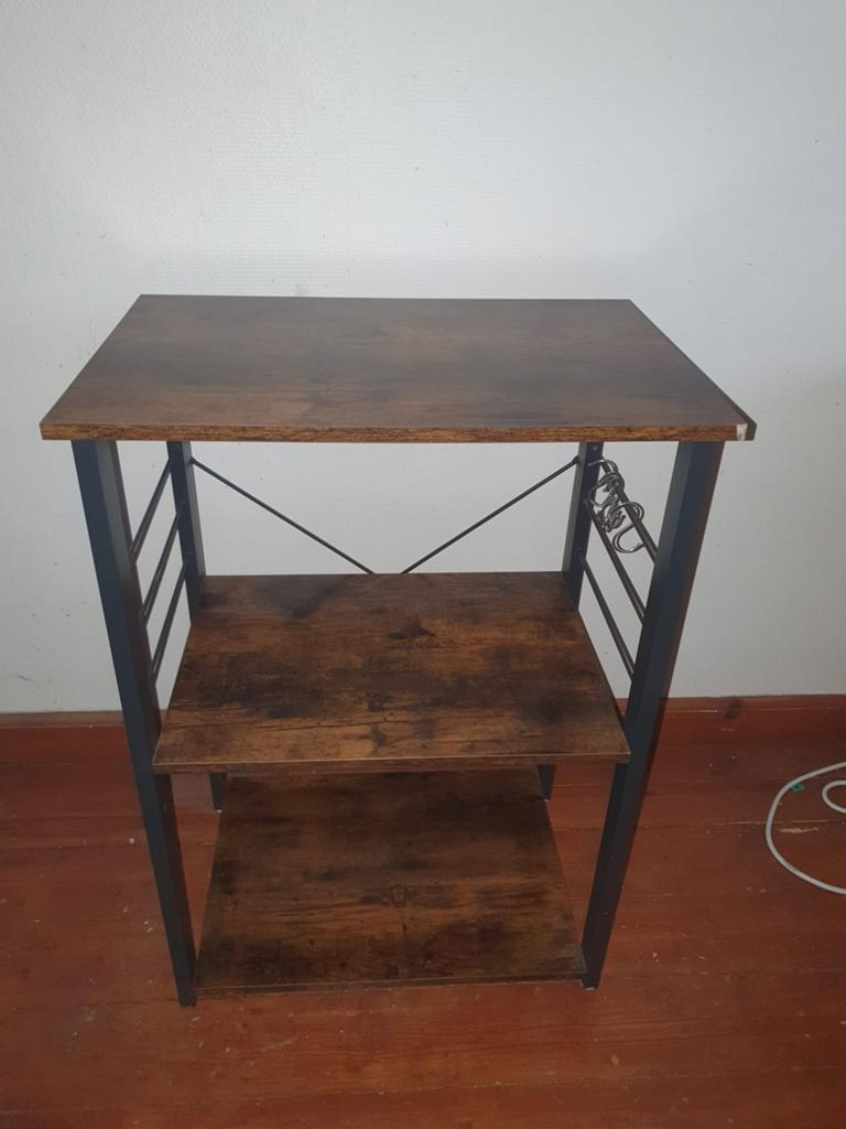 Kleine stellingkast, Ophalen, Gebruikt