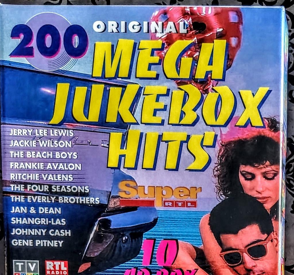 Mega Jukebox Hits 10CD Box 200 Originals, Ophalen of Verzenden, Zo goed als nieuw, Pop