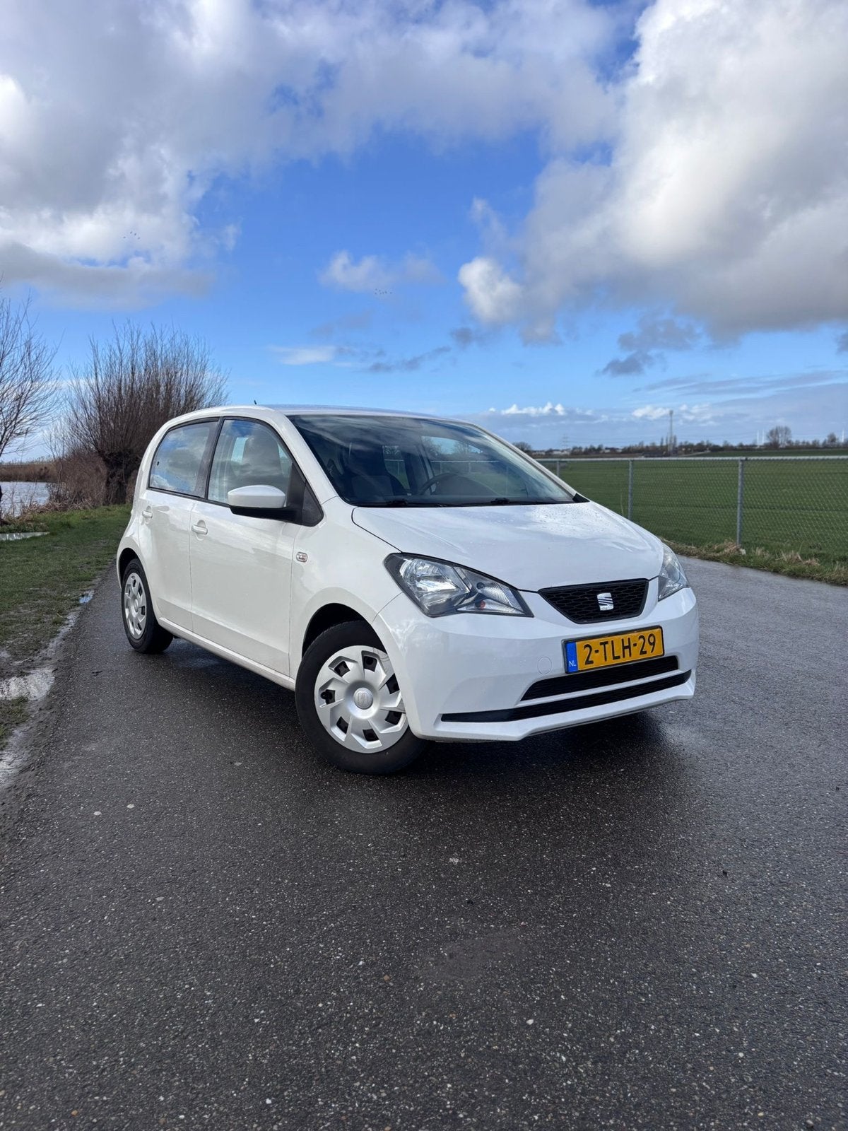Seat Mii 1.0 44KW 2012 Wit, Auto's, Seat, Voorwielaandrijving, 4 stoelen, Mii, Wit