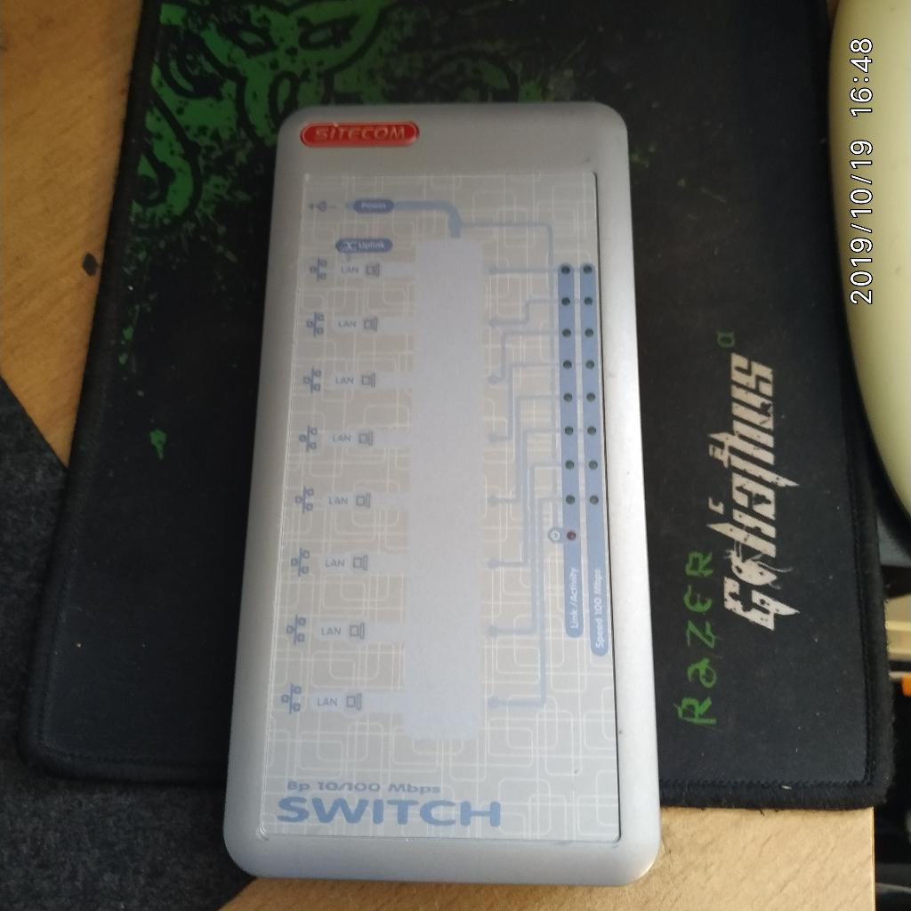 Sitecom LN-113 Network Switch 8 port, Ophalen of Verzenden, Gebruikt