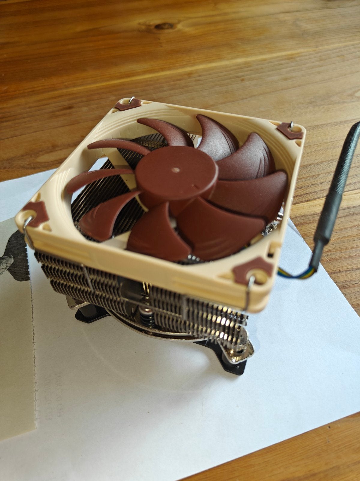 Noctua NF-A9x14 PWM CPU Koeler met SecuFirm2 Beugel, Ophalen of Verzenden, Gebruikt, Luchtkoeling