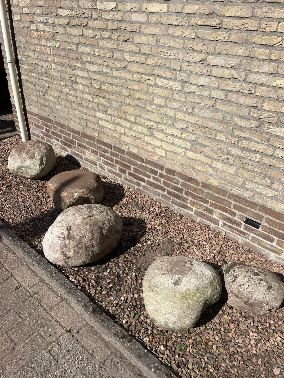 Zwerfkeien / Bolstenen voor tuin of landschap, Ophalen, Gebruikt, Grijs, Kei