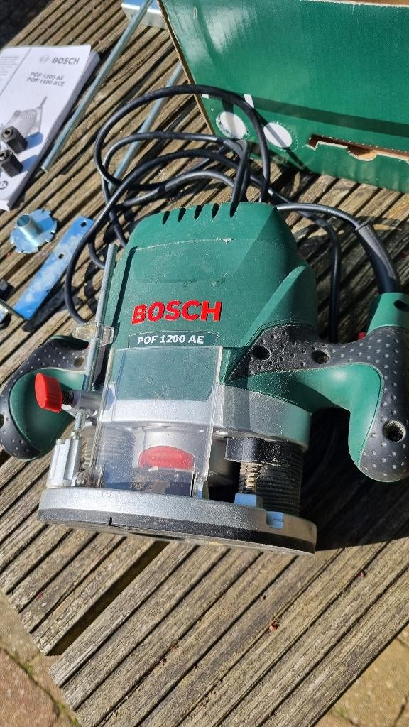 Bosch bovenfrees POF 1200 AE, Ophalen, Gebruikt, Bovenfrees, Bosch