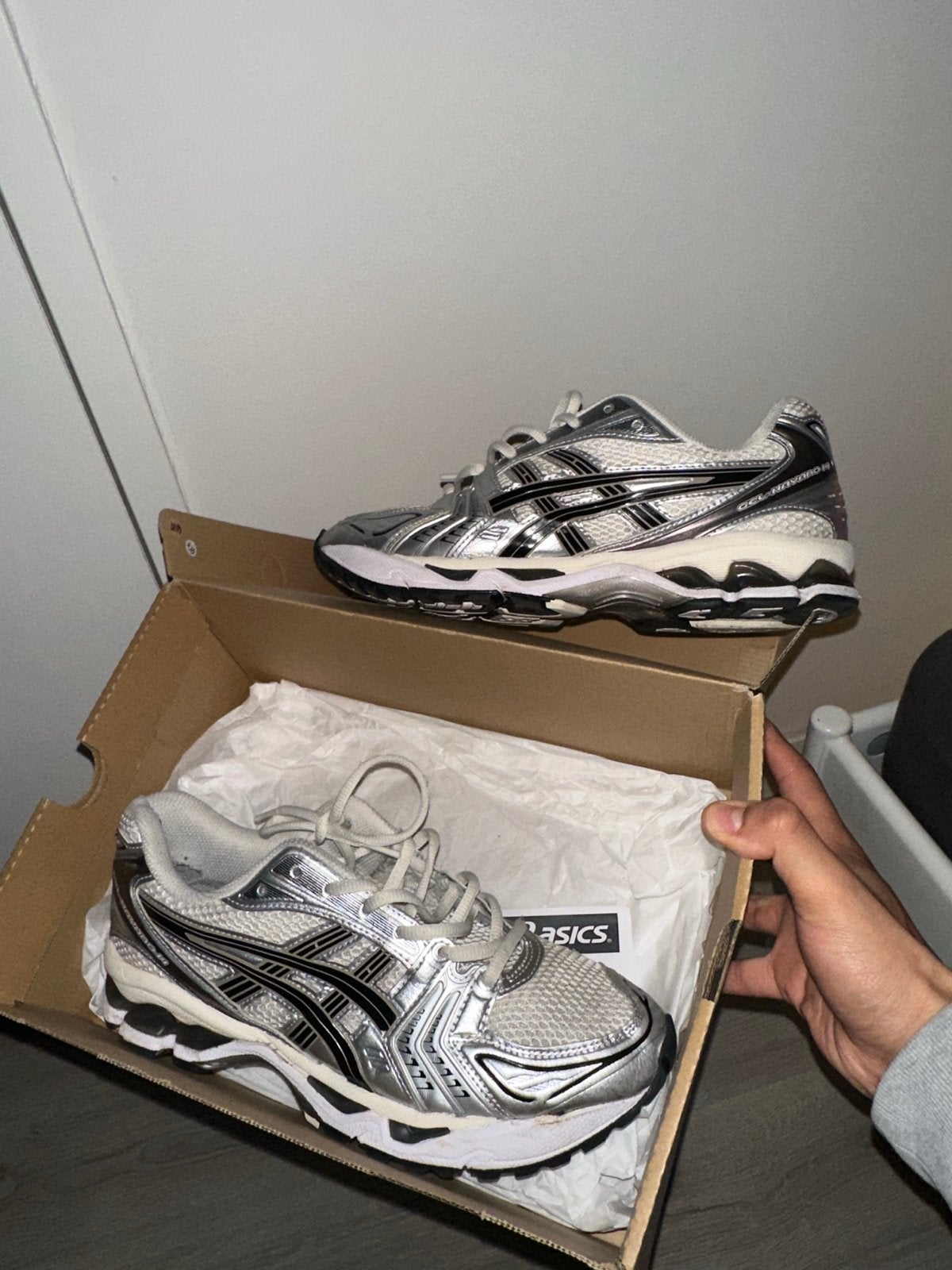 Asics Gel Kayano 14 Cream/Black Sneakers, Ophalen of Verzenden, Nieuw, Overige kleuren, Sneakers of Gympen