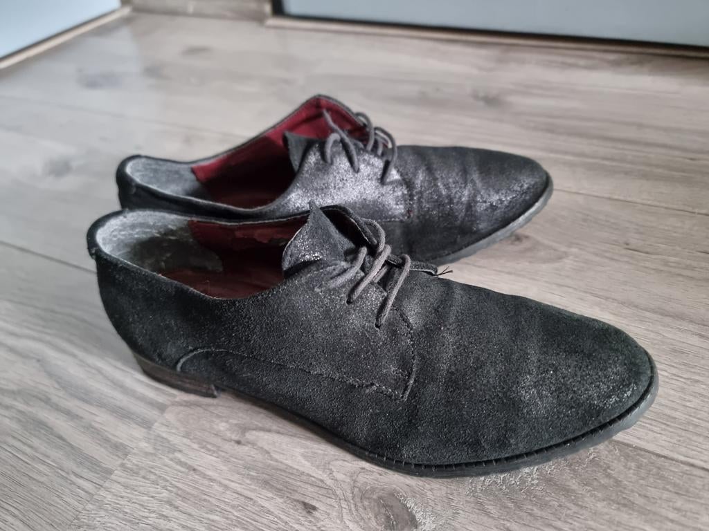 Zwart dames loafers 5th Avenue, maat 37 (UB2), Ophalen of Verzenden, Zo goed als nieuw, Zwart, Instappers