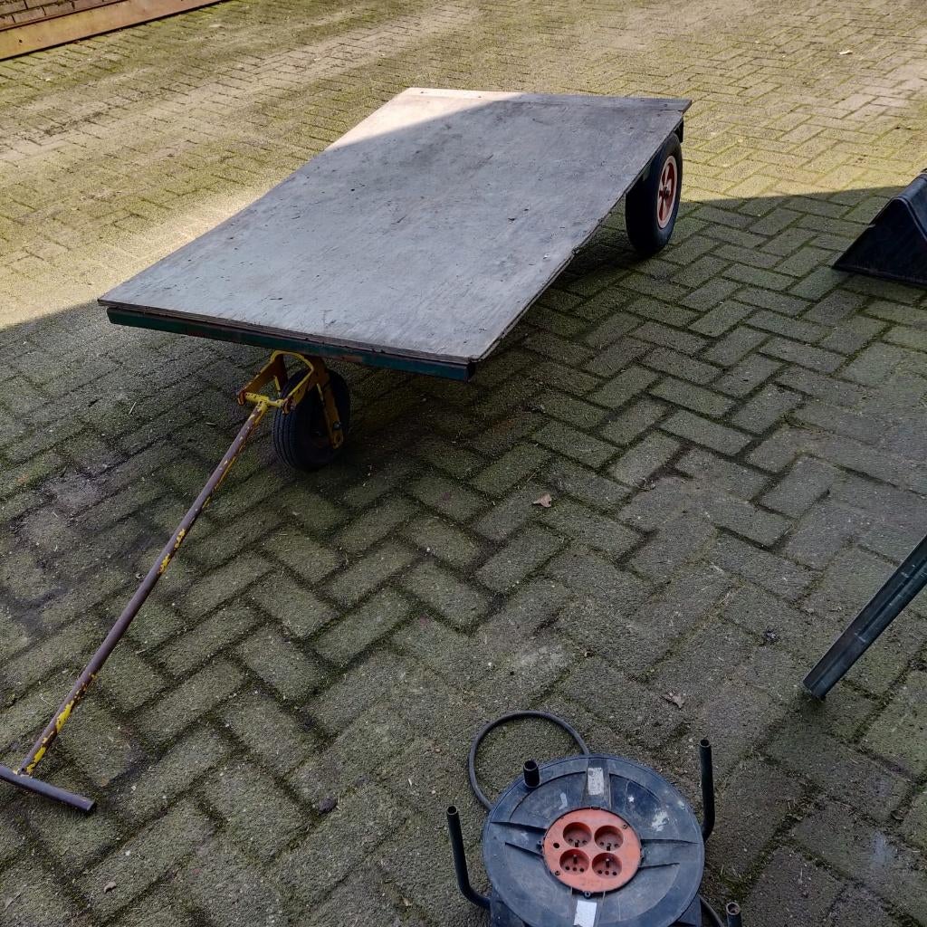 3 wielige transportkar, 100 liter of meer, Ophalen of Verzenden, Gebruikt, Transportkar