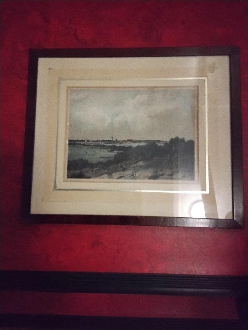 Litho naar een schilderij van Weissenbruch, Ophalen of Verzenden