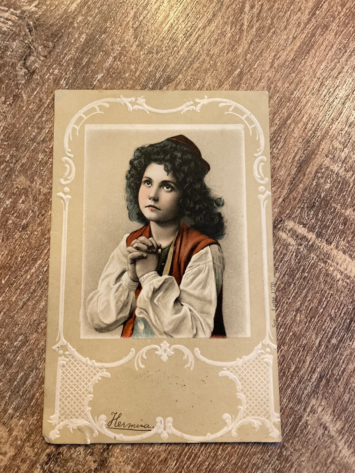 Antieke ansichtkaart 'Hermina' - Gelopen, begin 20e eeuw, Ophalen of Verzenden, Voor 1920, Gelopen