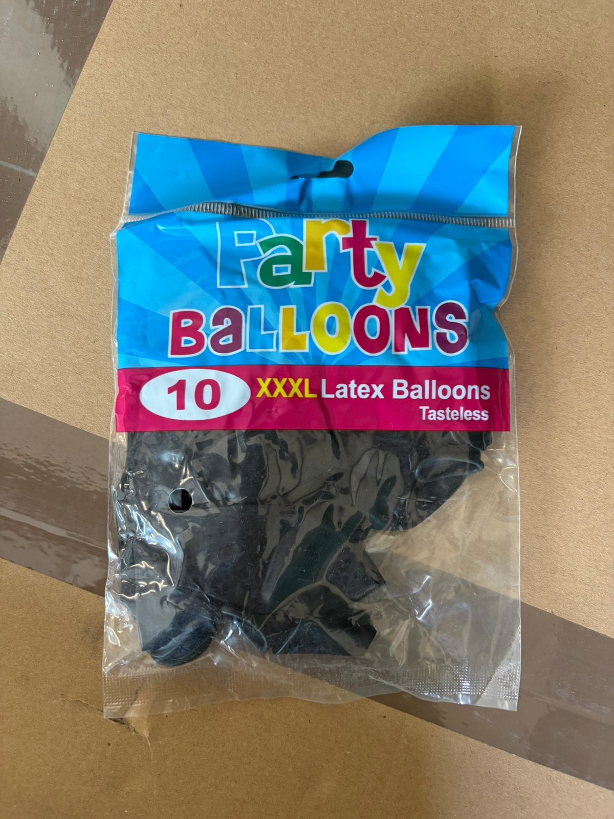 Partij xxxl zwarte balonnen, Versiering, Verzenden, Nieuw, V