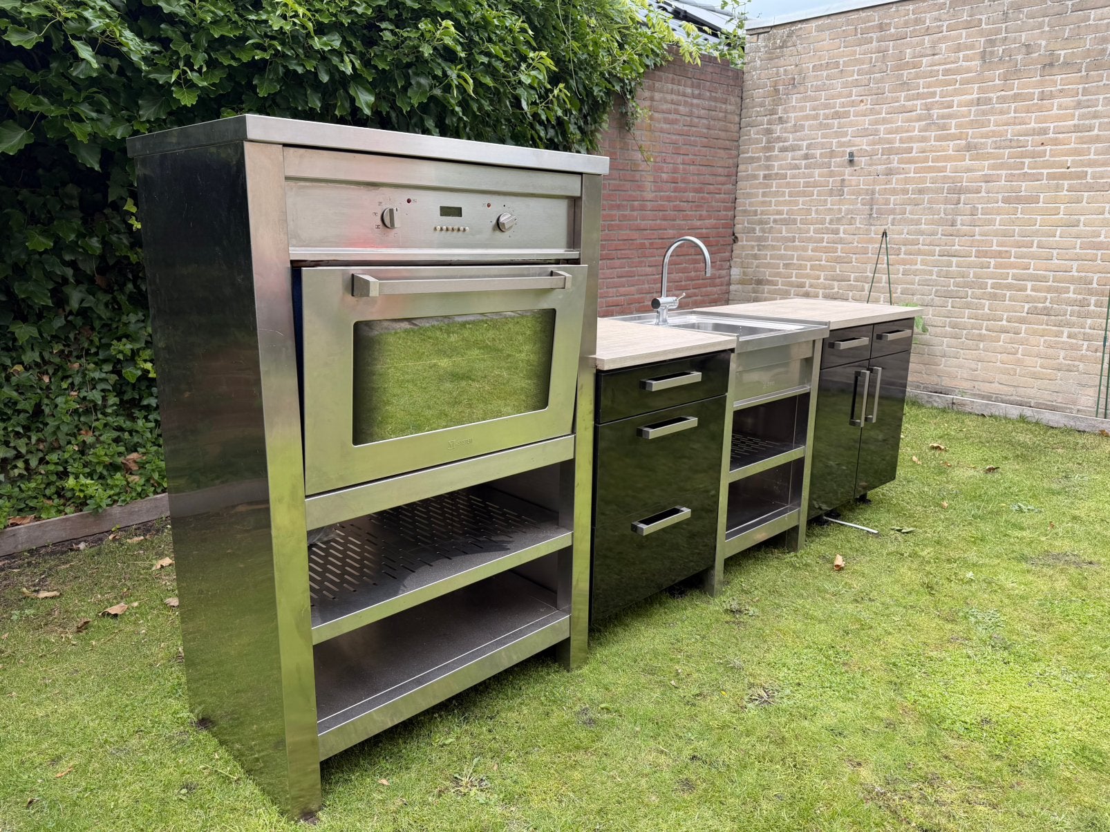 Modulaire keuken M-system, Ophalen, Gebruikt, Zwart, Overige typen