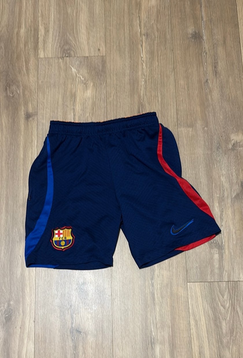 Barcelona trainingsbroek kinderen, Blauw, Overige maten, Ophalen of Verzenden, Zo goed als nieuw