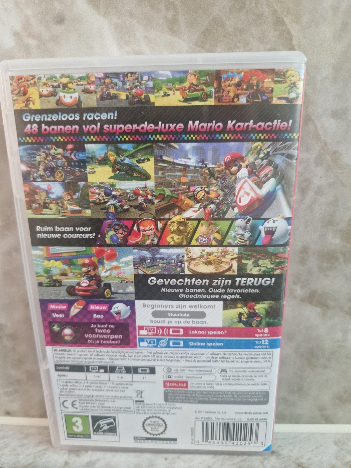 Mario Kart 8 Deluxe, Spelcomputers en Games, Games | Nintendo Switch, Ophalen, Online, Racen en Vliegen, Zo goed als nieuw