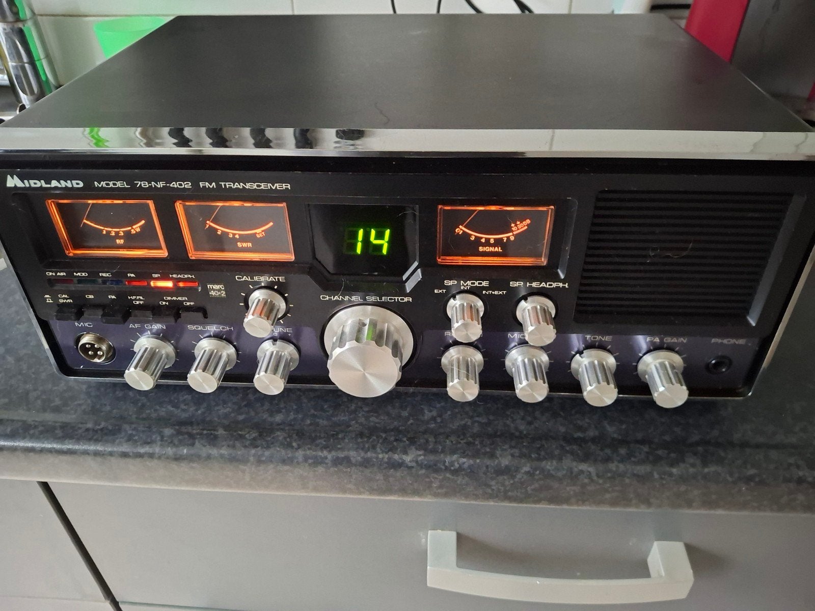 midland 78 nf 402, Ophalen of Verzenden, Zo goed als nieuw, Zender en Ontvanger
