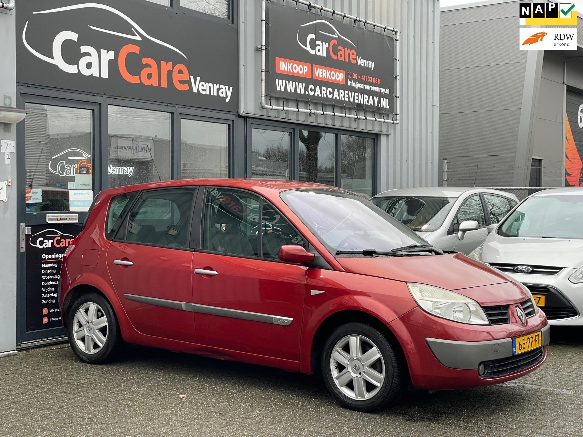 Renault Scénic 1.6-16V Expression Luxe|APK06-2027|AUTOMAAT|, Auto's, Renault, Stof, Gebruikt, 4 cilinders, Origineel Nederlands