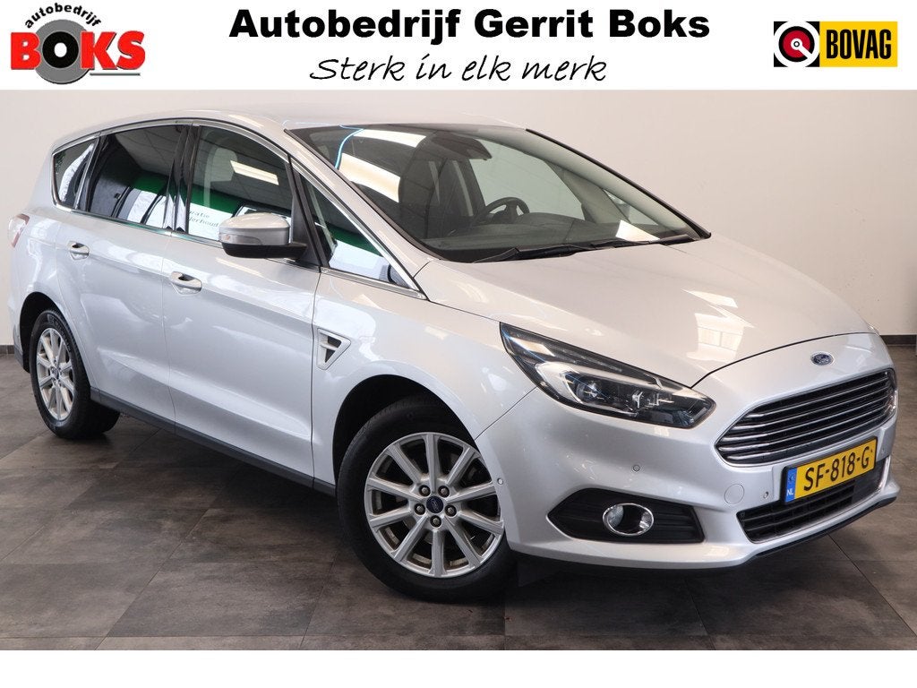 Ford S-Max 1.5 Titanium 7p. Cruise/Climate Navi PDC Elekt. S, Auto's, Ford, Voorwielaandrijving, 4 cilinders, 160 pk, 7 stoelen