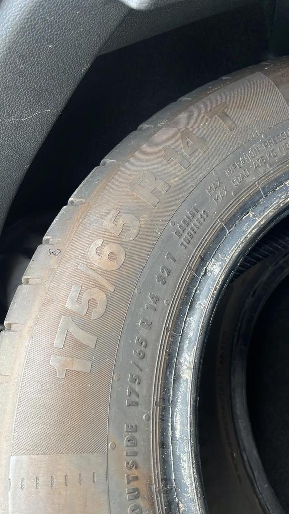 4x Continental EcoContact 5 Zomerbanden 175/65 R14, Auto-onderdelen, Banden en Velgen, Band(en), Zomerbanden, 14 inch, 175 mm