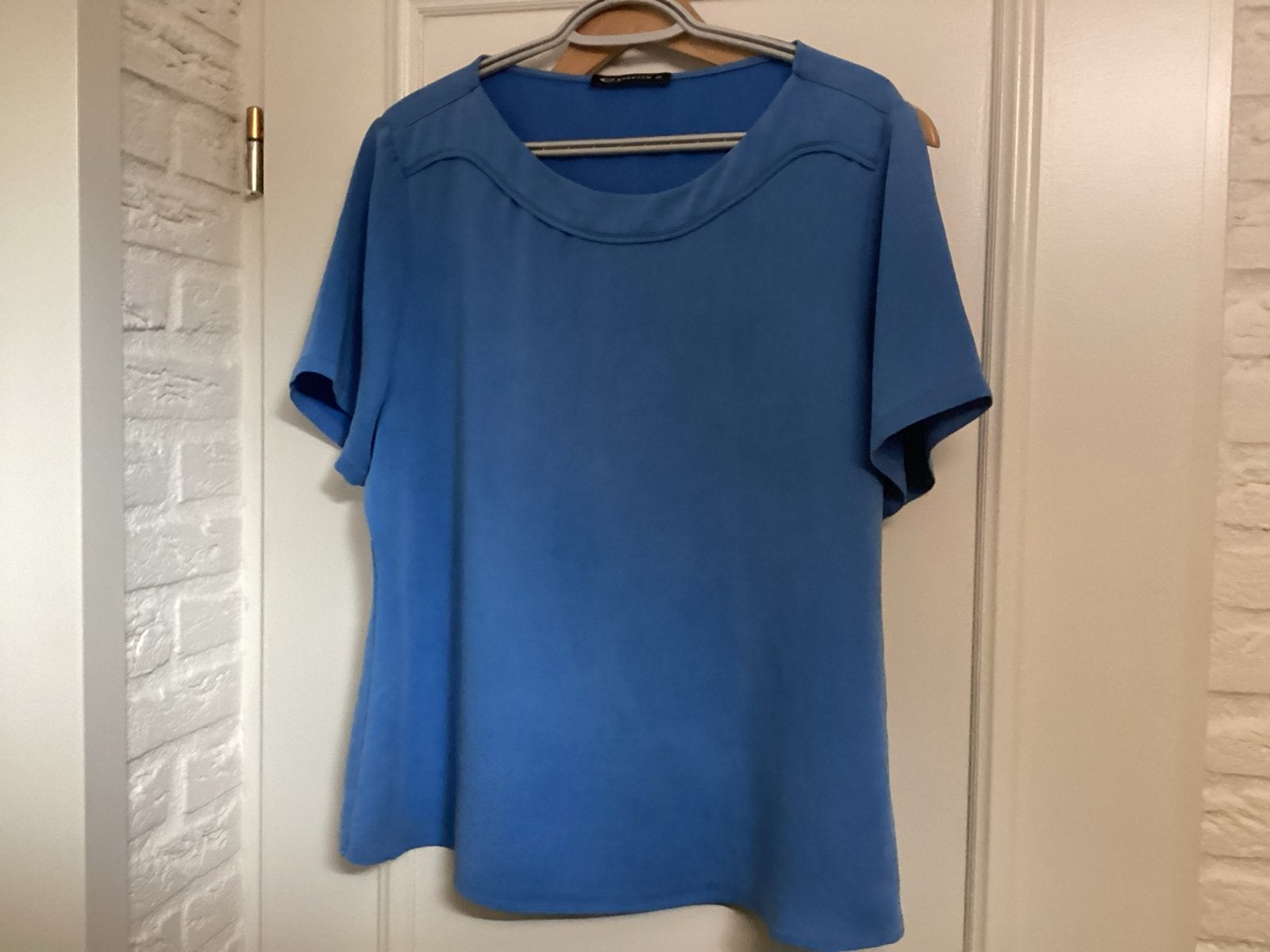 Expresso blauwe top, maat 44, Blauw, Maat 42/44 (L), Ophalen of Verzenden, Zo goed als nieuw