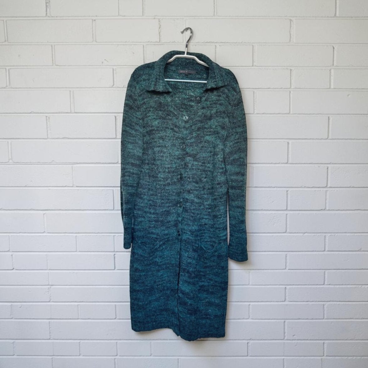 Wax Collection Vest Maat L Donker Groen Gebreid Wol Alpaca, W, Maat 42/44 (L), Zo goed als nieuw, X