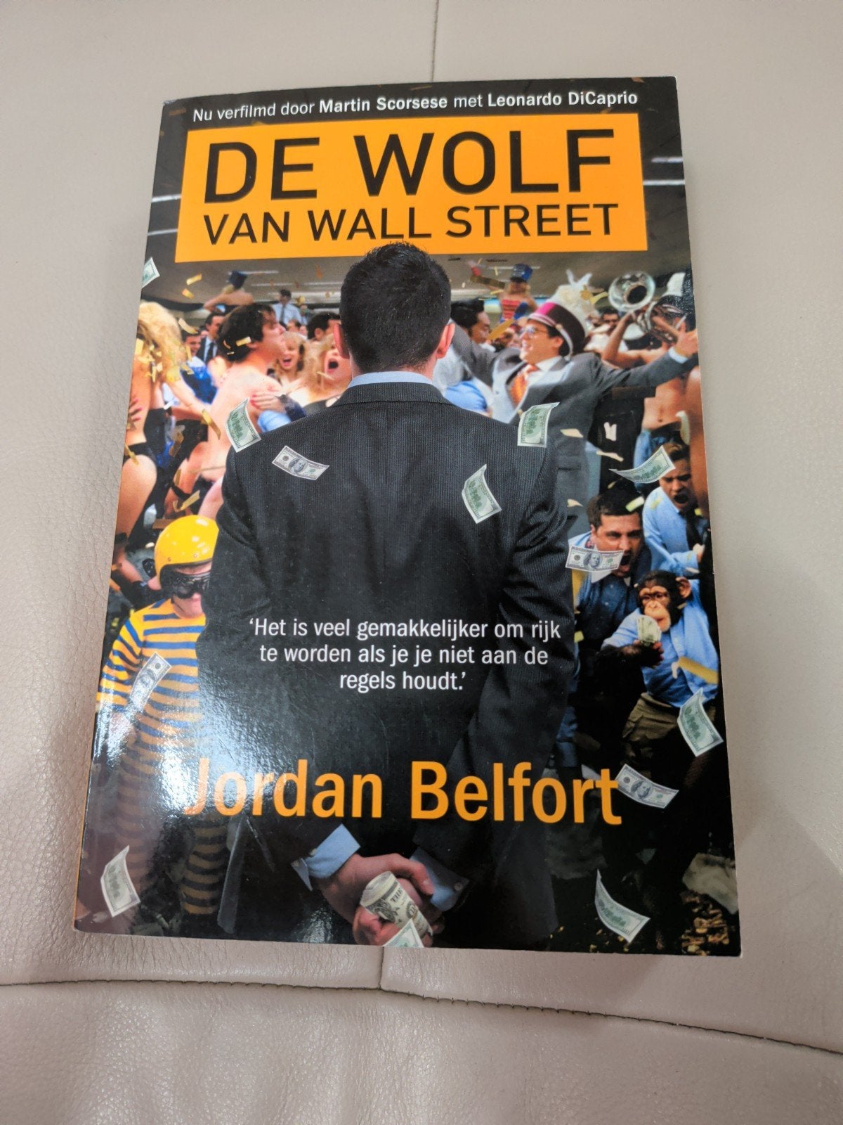 Jordan Belfort - De wolf van Wall Street, Ophalen of Verzenden, Zo goed als nieuw, Jordan Belfort